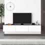 Hanah Home Francy 180 Soporte para TV Antracita y Blanco